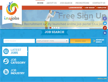 Tablet Screenshot of inujobs.com